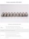 Stainless steel combustion nozzle combustion machine accessories siphon fuel nozzle fuel methanol nozzle air atomization nozzle head