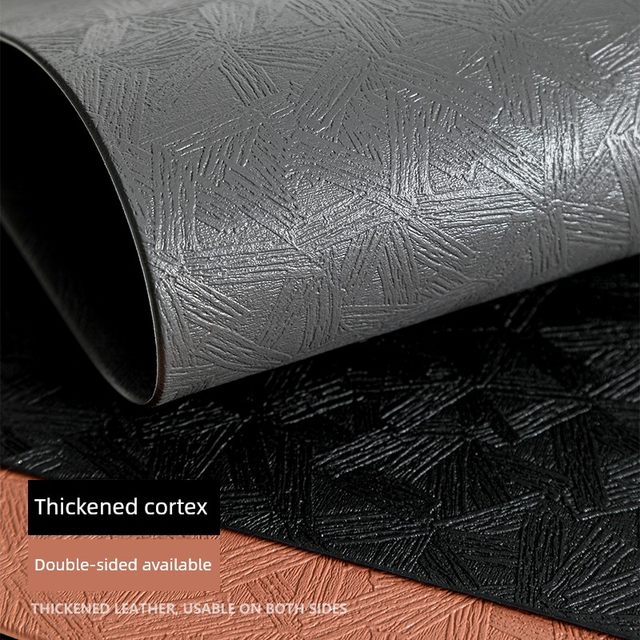 Waterproof and oil-proof Nordic Western place mat rounded corner leather bowl mat home American heat insulation mat hotel light luxury western food plate mat