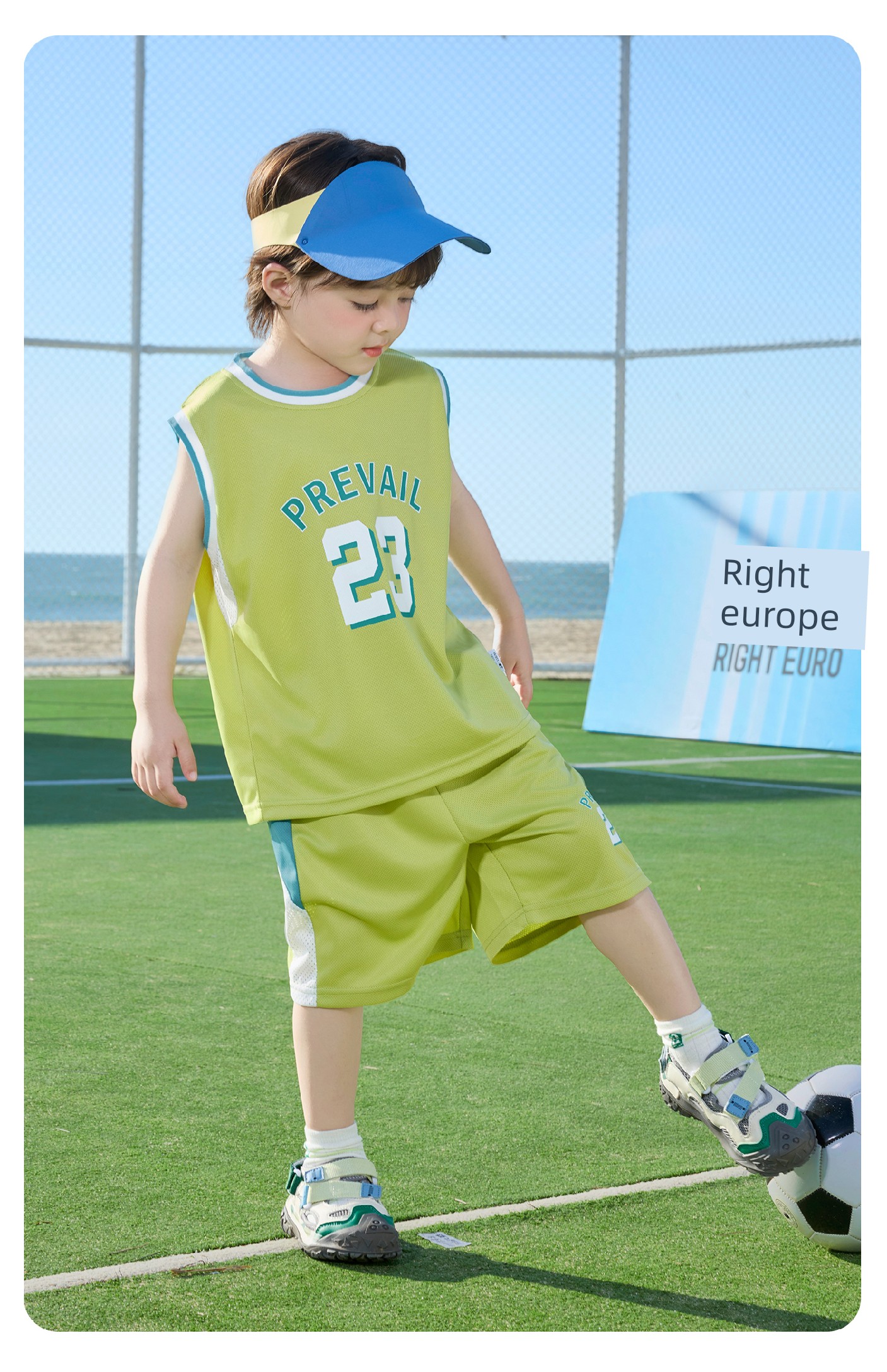 European Boys' Summer Sports Suit Vest Shorts Children's Summer Clothing Cool Quick-Dry Two-Piece Set New Children's Clothing — 25