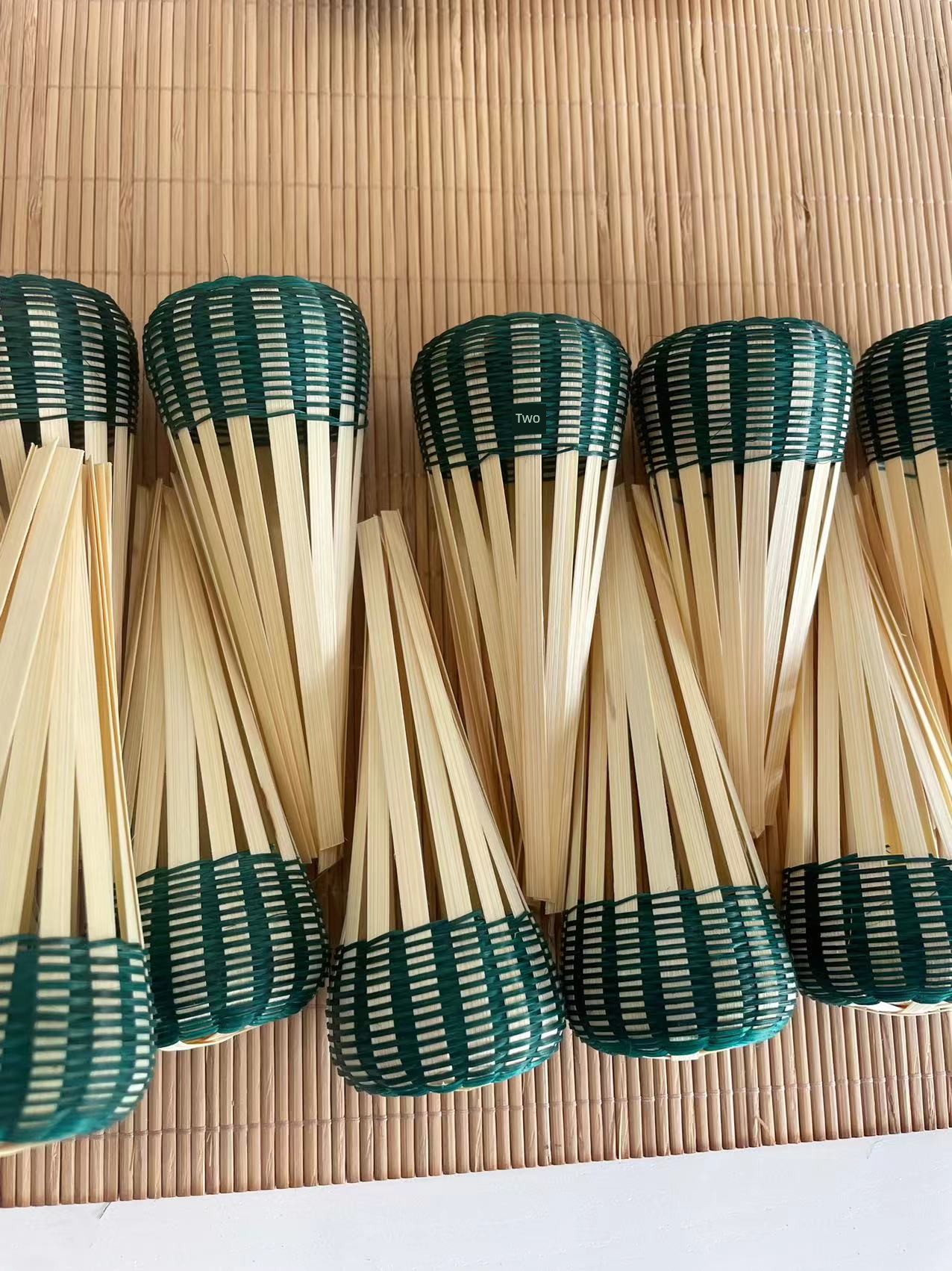 Intangible Cultural Heritage Bamboo Woven Sachet Pendant, Natural Bamboo Palace Bell, Purely Hand-Woven Bamboo Ball, Car Hanging Material Kit DIY