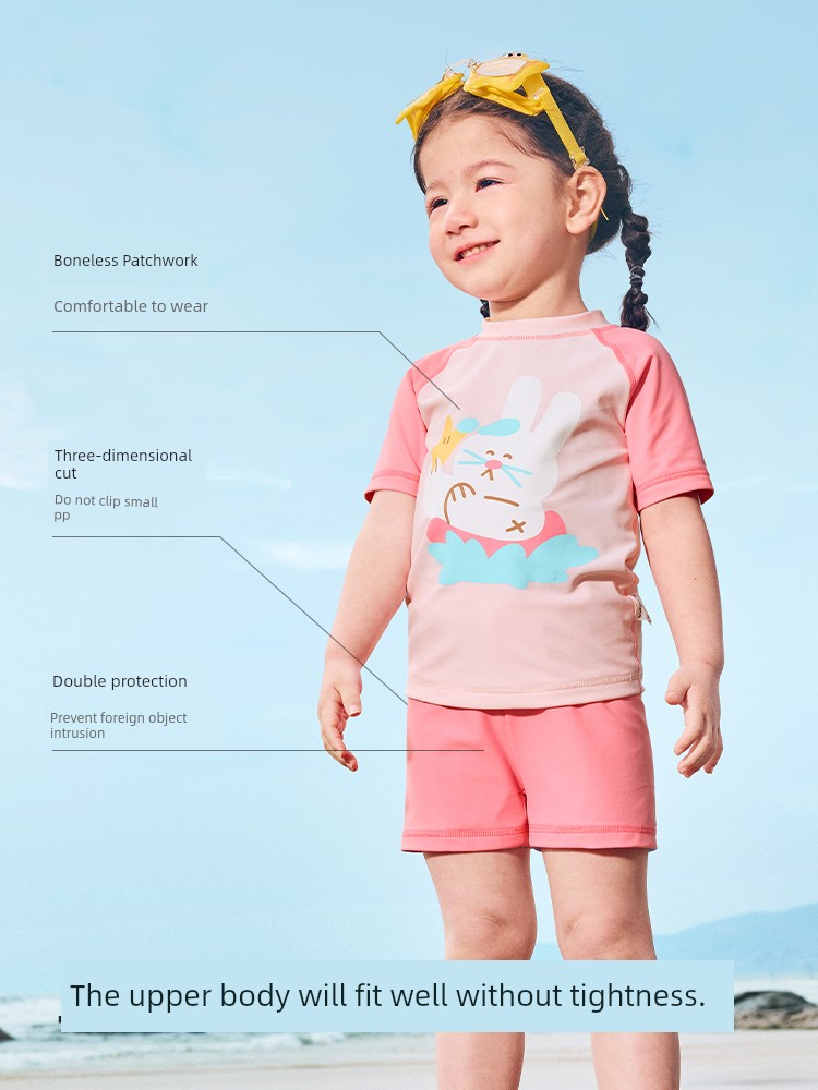 Balabala One-Piece Baby Beach Stretch Swimsuit — 2
