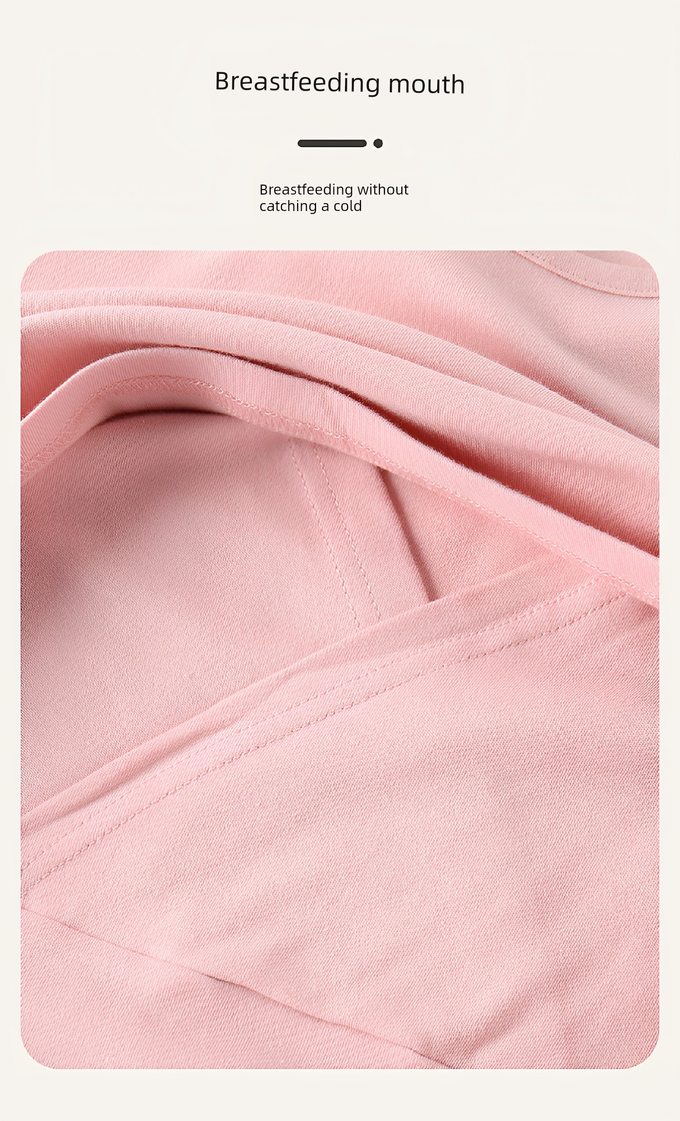 Breastfeeding Top Tops Pure Cotton Maternity Thermal Underwear Autumn and Winter Nursing Pajamas Confinement Clothing Bottoming Shirt with Chest Pad — 14