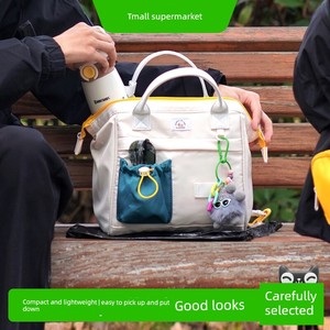 Alamom Mommy Bag Single/Double Shoulder Handbag Large Capacity Lightweight Mother and Baby Outing Stroller Small Hanging
