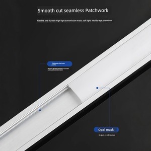 Linear Light Aluminum Channel Led Linear Light Embedded Linear Light Aluminum Alloy Slot U-Shaped Channel Ceiling Light 