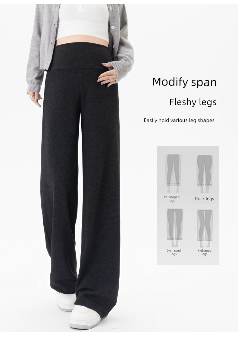 Maternity Pants for Spring, Autumn, and Winter, Straight Wide-Leg Pants, Loose and Casual, Do Not Squeeze the Belly, Fall Pants That Do Not Slip down — 10
