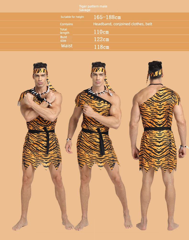 aboriginal The Humans Indian Leopard Print Halloween clothing
