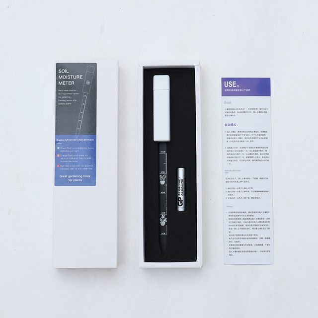 Flower pot moisture meter orchid hygrometer water shortage reminder moisture meter flower humidity soil watering tool lazy people