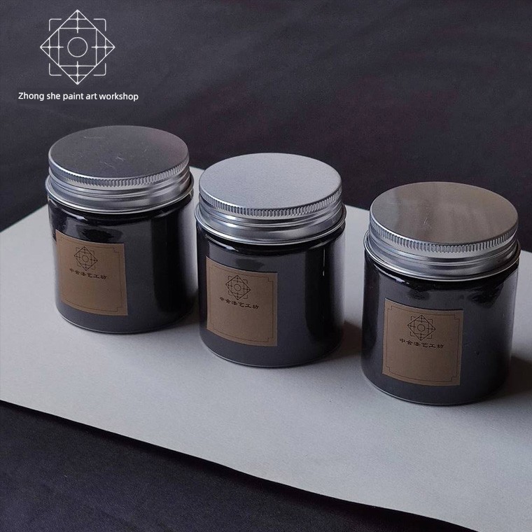 Carbon Powder, Lacquer Charcoal Powder, Stackable Lacquer Painting, Lacquerware, Lacquer Art Texture, Lacquer Inlay