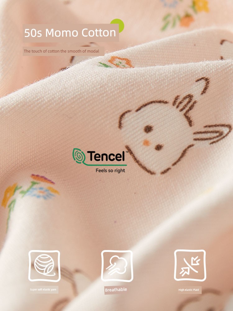 Cotton Antibacterial Little Black Tony Girl's Underwear — 3