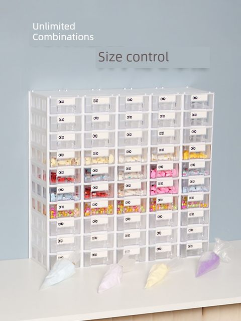 Tengzhengyue Combined Parts Box Drawer Component Box Lego Storage Box Mobile Phone Accessories Plastic Box Plastic Box