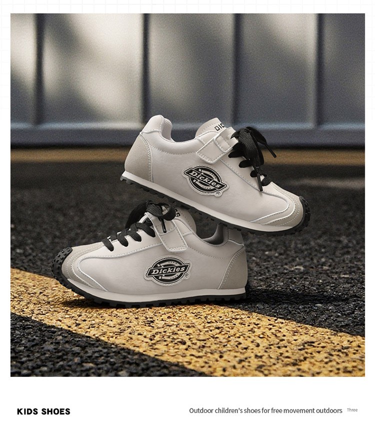 Dickies Retro Children's Sneakers New Autumn Casual Versatile Soft-Soled Shoes for Older Kids — 19