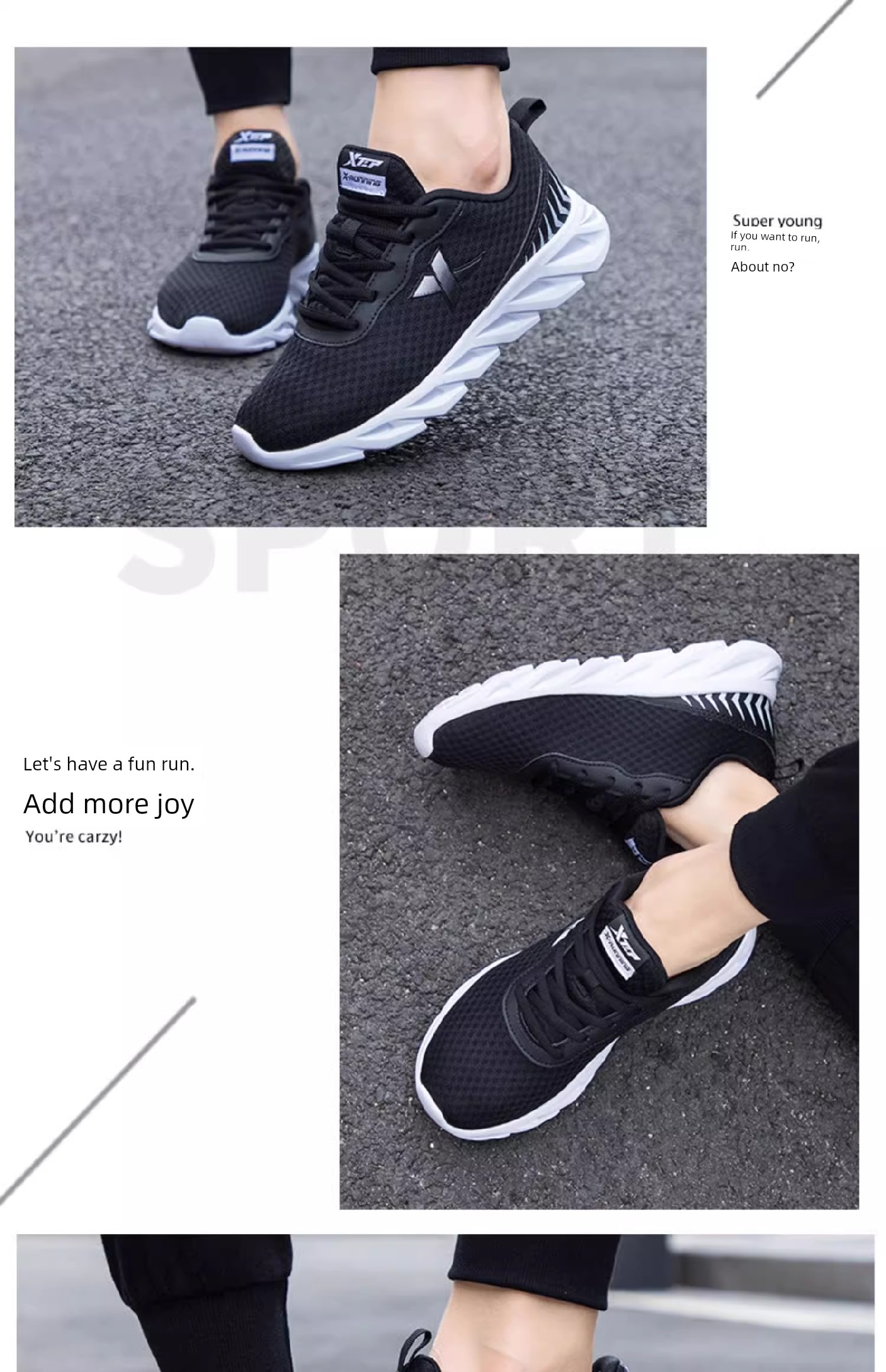 Tebu Black Autumn Mesh Breathable Kids Sneaker — 29