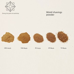 Pure Wood Powder, Ultra-Fine Grain, for Filling Gaps, Shaping, and Stacking Lacquerware, Lacquer Art, Goldwork Repair, a
