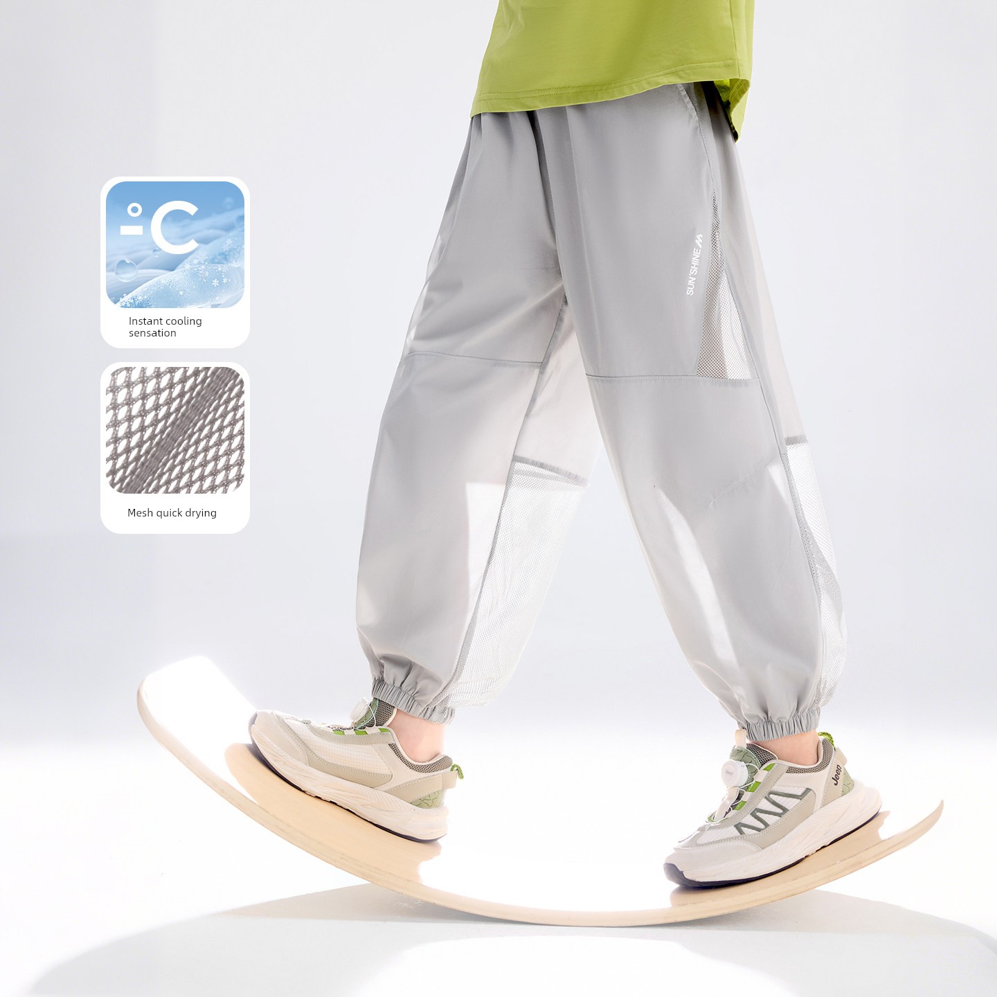 Zuoxi Children's Clothing Boys' Anti-Mosquito Pants Children's Trousers Summer Thin Quick-Dry Sports Pants 2026 New Model Big Kids Long Pants — 1
