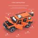 Car Model Tank 300 Jeep 1 24 Simulation Alloy Car Model Ornaments Collection Boy Toy Car Gifts