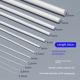 ABS round tube round rod plastic tube DIY handmade sand tray building model three-dimensional composition material rod solid tube set