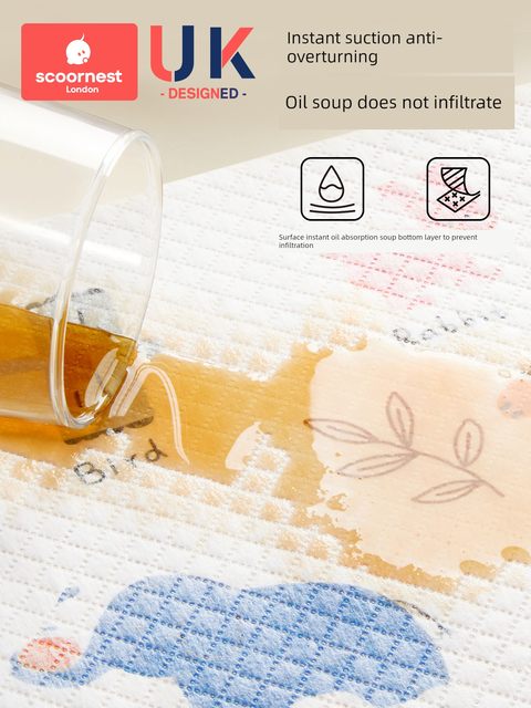 Kechao disposable placemat portable baby table mat oilproof waterproof children dining chair dining table mat table cloth