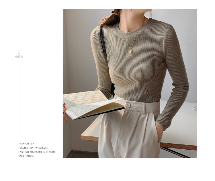 Inner lap Foreign style Self-cultivation black knitting Long sleeve Blazer