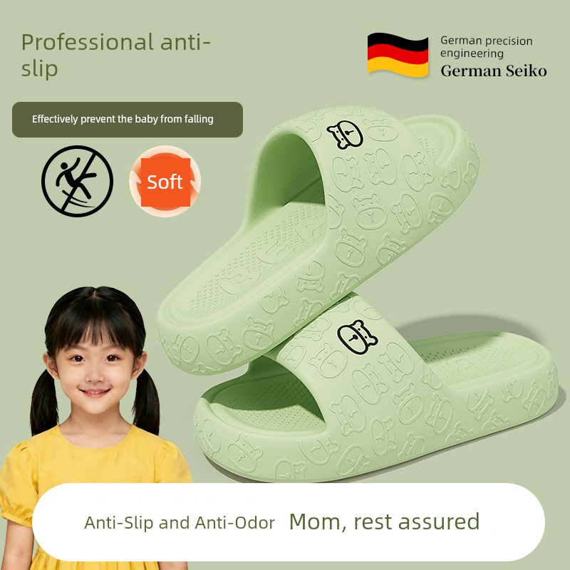 Children's Slippers Summer 2026 New Style Boys' Indoor Home Bathroom Non-Slip Eva Thick-Soled Family Slippers for Girls — 4