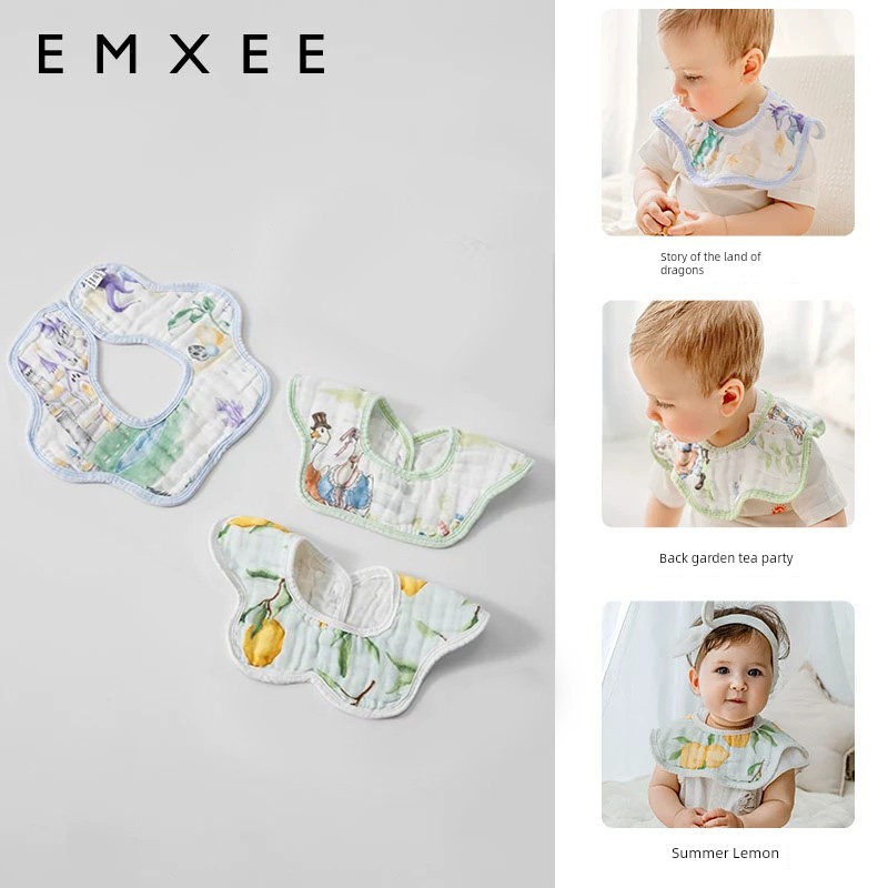[Tang Yixin Recommend] Xiaoxi Baby Saliva Towel Newborn Small Bibs Children's Neckerchief Baby Waterproof Bib — 5
