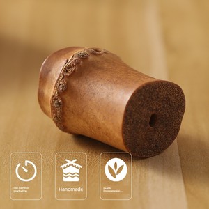 Chinese-Style Bamboo Root Handmade Gaiwan Lid Holder, Tea Tray, Tea Set, Bamboo Lid Stand, Tea Lid Holder, Tea Pet, Tea 