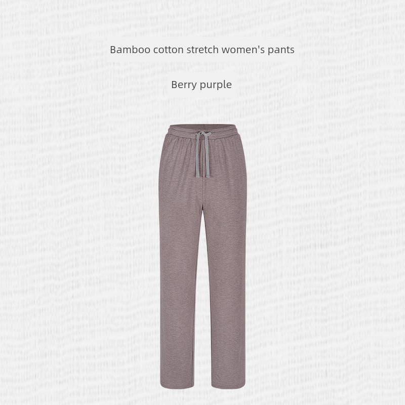 Women's Bamboo Fiber Spring and Autumn Leggings Home Wear — 8