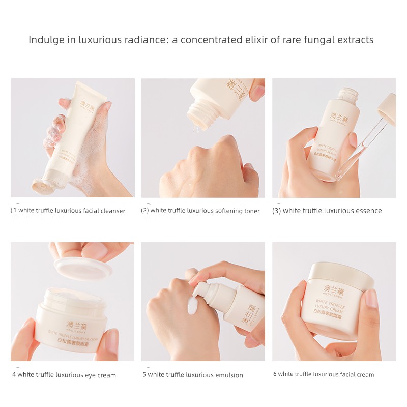 Aolan Dai's White Truffle Set Can Be Used for Pregnancy Preparation, Specifically for Skin Care, Moisturizing, Hydrating Lotion, and Essence Skin Care Set — 4