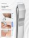 1 cm hair pulling tweezers wide mouth beard pulling clip precision eyebrow repair white hands and hair manual beard eyebrow clip artifact