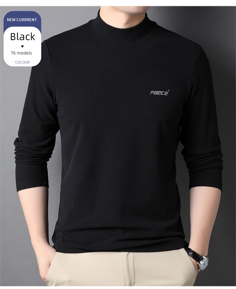Romon man keep warm Undershirt Sweater Long sleeve T-shirt