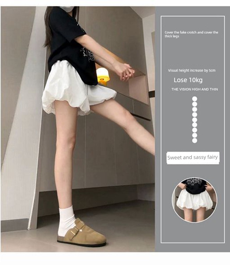 Jq Jingqi Maternity Shorts for Summer 2026 New Thin Style White Floral Skirt Pants for Pregnant Women — 9