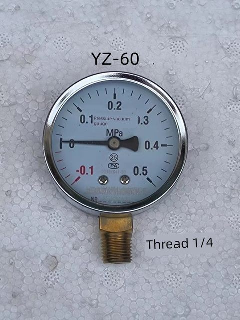 上海仪表径向安装压力真空表YZ-100 正负压表