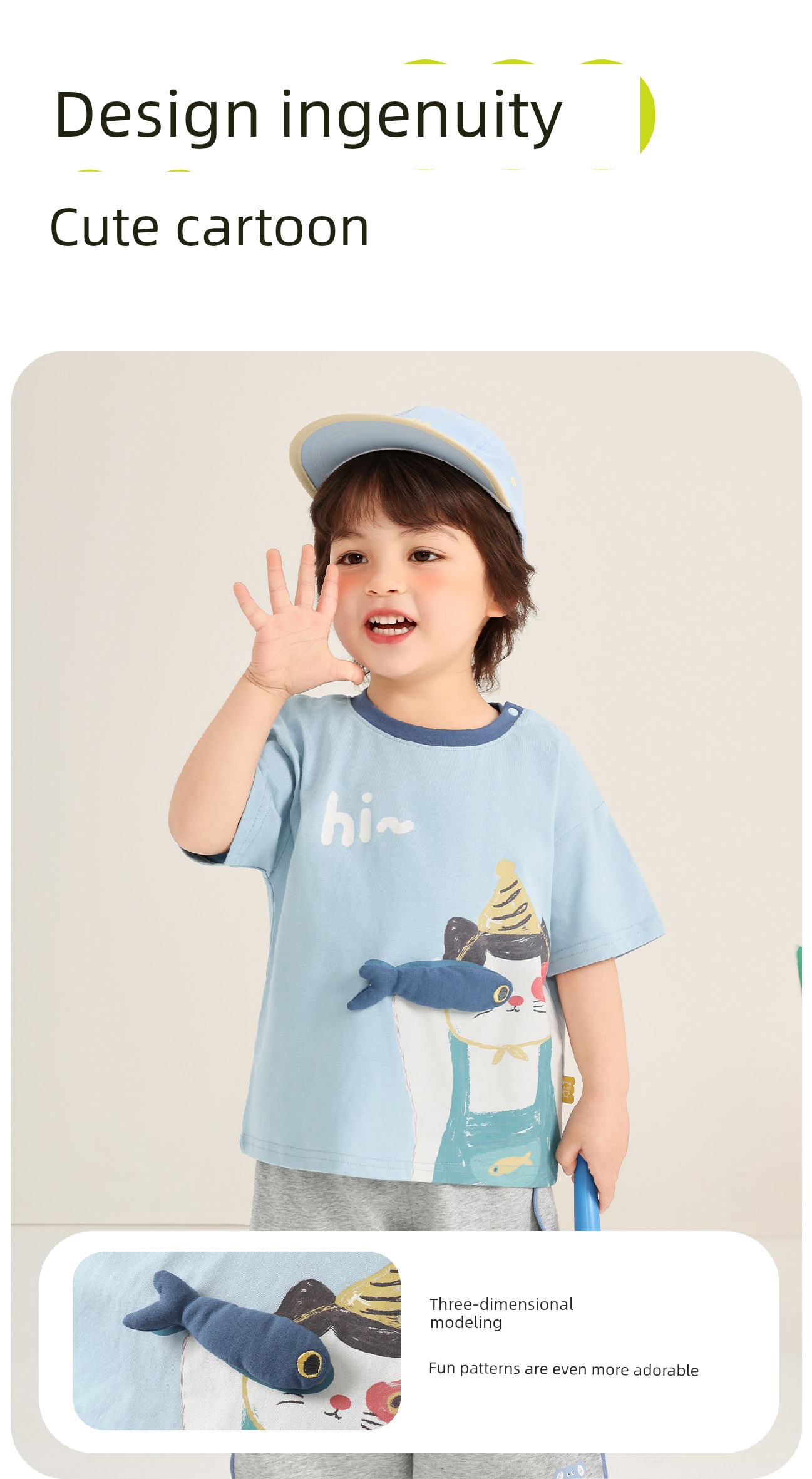 Kaka Panda Baby Clothes Boys Cartoon Short-Sleeved T-Shirt Summer Style Girls Baby Half-Sleeved Summer Tops Kidsren's Tops — 7