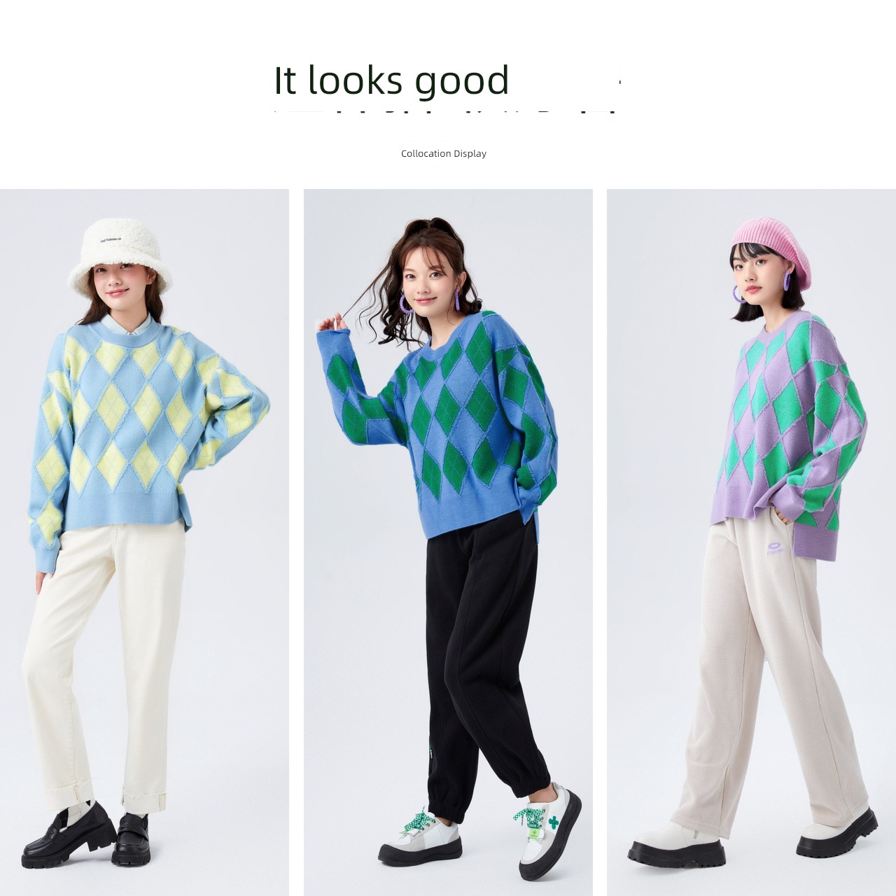 Senma Wear out easy over size knitting sweater