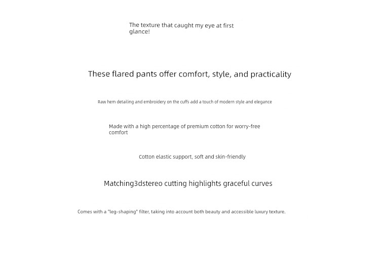Maternity Jeans for Autumn, Flared Pants for Women, 2026 New Style, Plus Size, High Elasticity, Flared Pants for Petite Women, Cropped Pants — 10