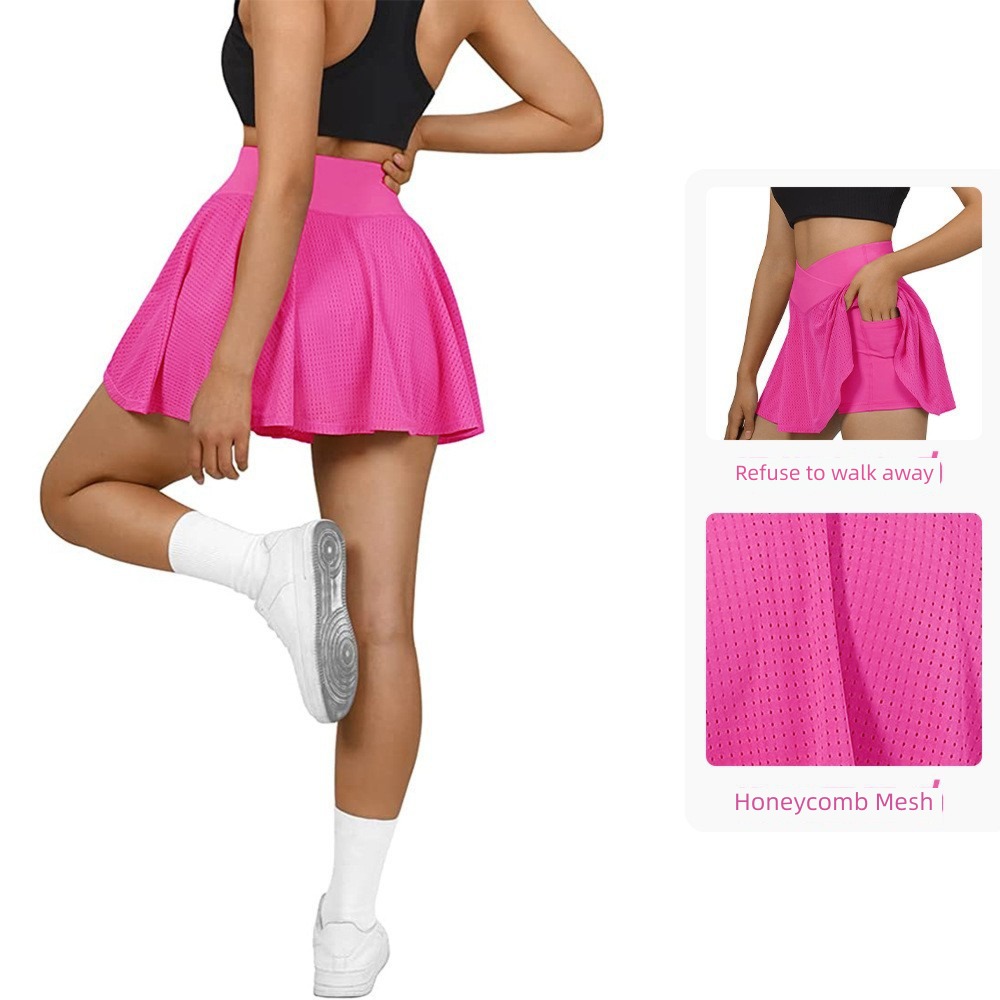 yoga Women overlapping golf motion Tennis skirt