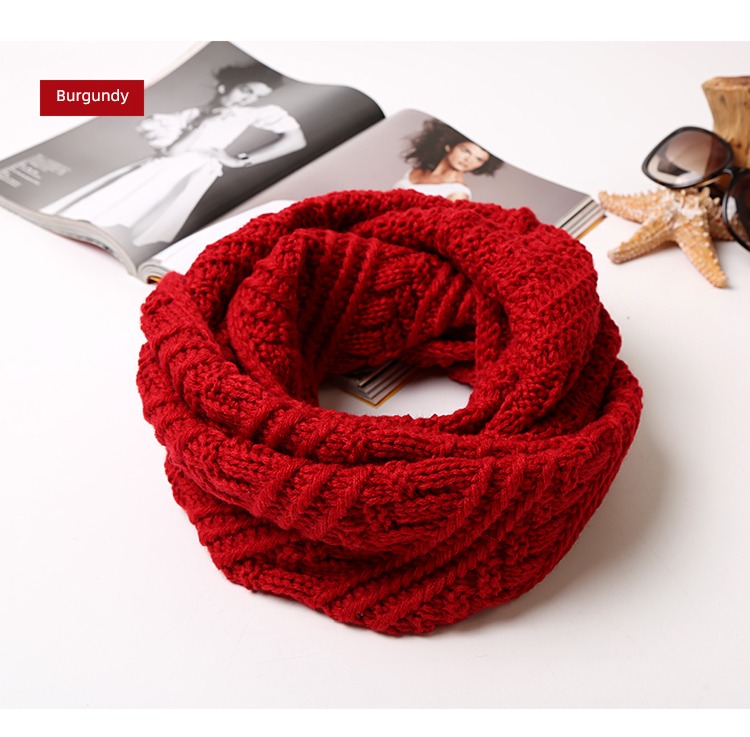 winter Condom female Versatile thickening black Knitting wool