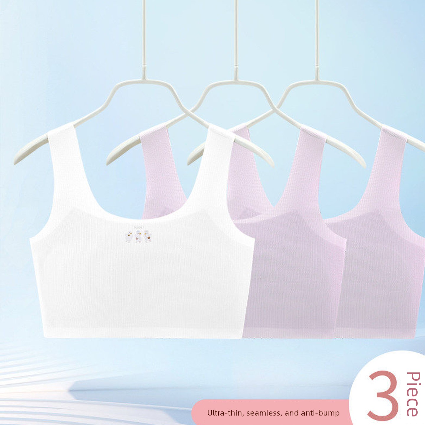 Children's Underwear for Girls in the Developmental Stage, Small Vests for Primary School Students, Stage One, 10-Year-Old Older Kids, 12-Year-Old Girls, — 5