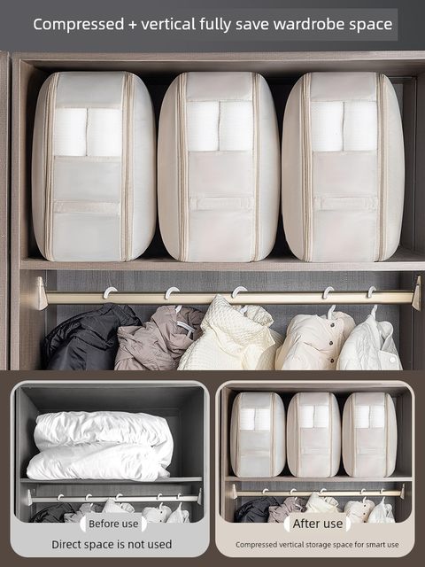 Japanese winter quilt compression storage bag down clothes quilt quilt silk quilt vacuum compression bag