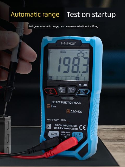 FNIRSI intelligent multimeter electrician special high-precision digital voice universal meter fully automatic anti-burn portable