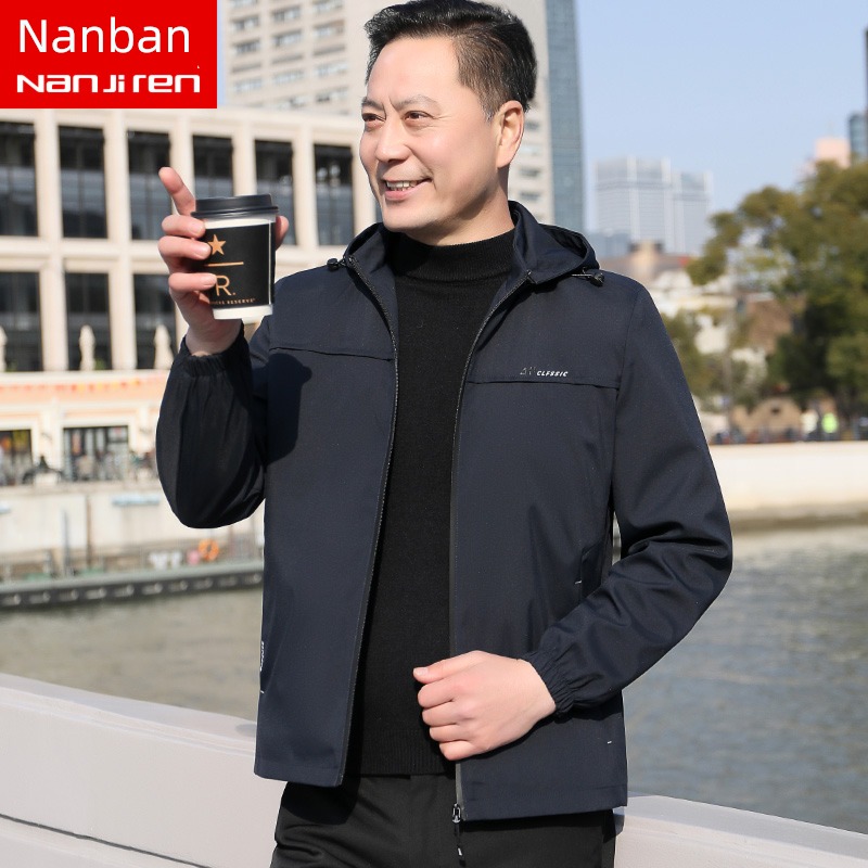 NGGGN spring and autumn Middle aged and elderly leisure time business affairs Jacket