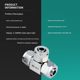 304 stainless steel quick screw variable diameter tee/lock female PU hose tetrafluoro tube quick reducer joint/6 8 10