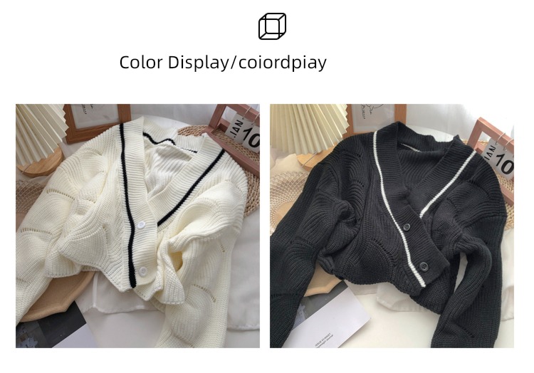 overlapping V-neck Autumn clothes easy knitting have cash less than that is registered in the accounts sweater