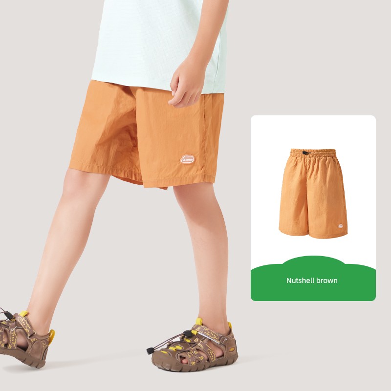 Kk Tree Kidsren's Quick-Drying Shorts for Playing in the Water, Sun Protection Five-Point Pants for Boys and Girls, Lightweight Sports Outer Pants, New — 2