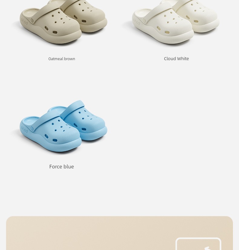 Puxi Yunmengze Children's Outdoor Non-Slip Slippers for Girls, Fashionable Closed-Toe Beach Clogs for Boys, Quick-Drying Water Shoes — 5