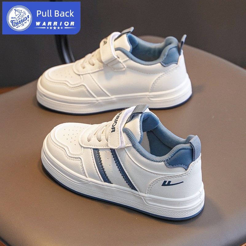 Pull Back Children's Shoes, Boys' Shoes, Kidsren's Sports Shoes, 2026 Spring & Fall New Style Boys' Breathable Casual Sneakers, White Shoes
