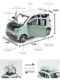 Wuling Hongguang mini original car model alloy simulation macaron car model ornament gift boy toy car