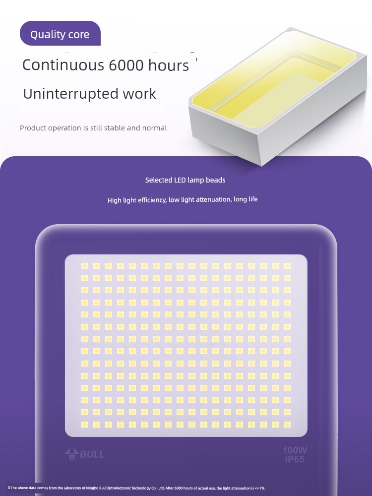 Bull Inspection Workshop Floodlight Super Bright Waterproof Outdoor