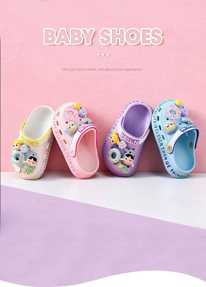 Crying Baby Girl Clog Shoes Children's Slippers Summer New Style Kids Summer Non-Slip Little Girls Indoor Girls' Princess Shoes — 1
