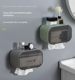 Light luxury bathroom toilet paper bin Multi-function tissue box No punching wall hanging paper garbage bag storage box