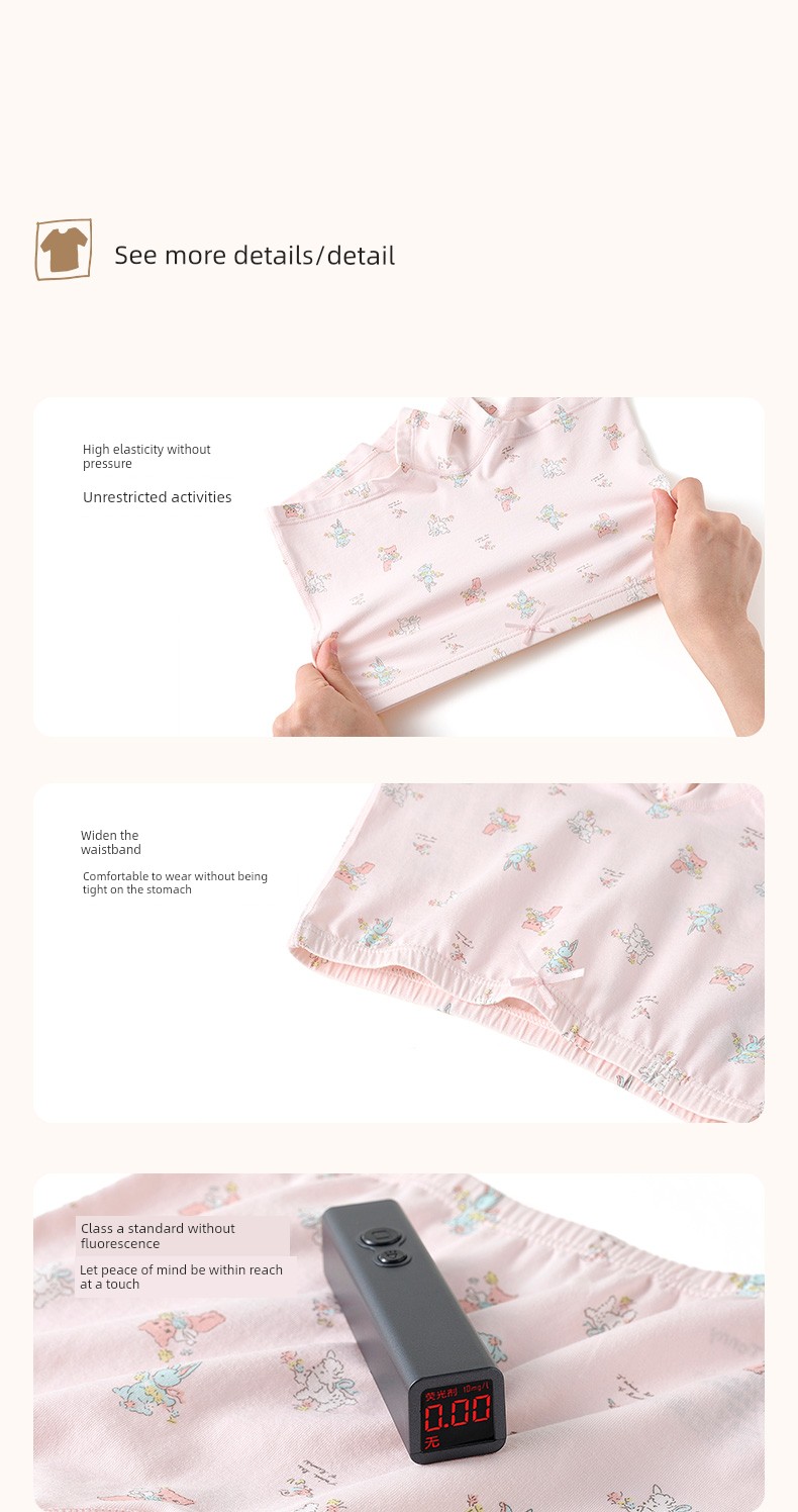 Little Black Cotton Panties for Babies and Girls in the Year of Birth — 9